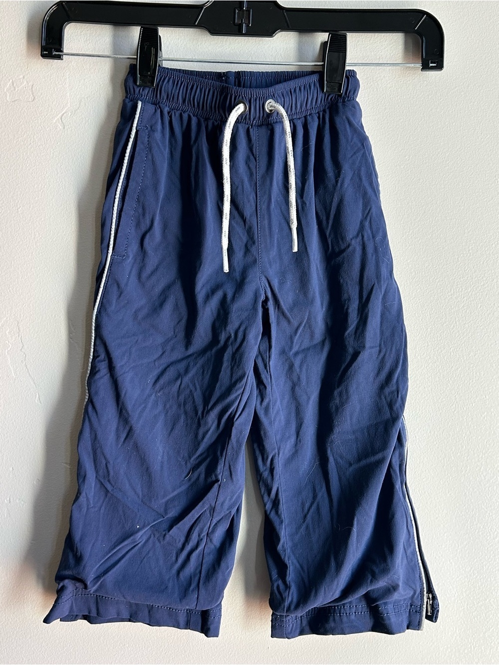 Hanna Andersson Navy Jogger Pants 2T Lightweight Pull On Y2K Streetwear